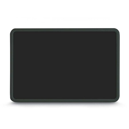United Visual Products Corkboard, Single Door, Radius Frame, 36x36", Black/Cloud UV7002-BLACK-CLOUD